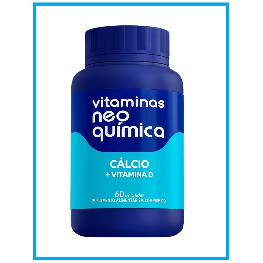 Kit 6x Vitamina Cálcio+Vitamina D 60 Comp - Neo Química