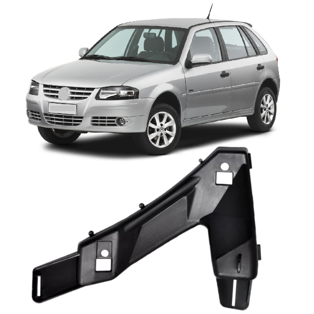 Suporte Guia De Parachoque Dianteiro Gol G4 2006 2007 2008 2009 2010 2011 2012 2013 2014 Lado Esquerdo