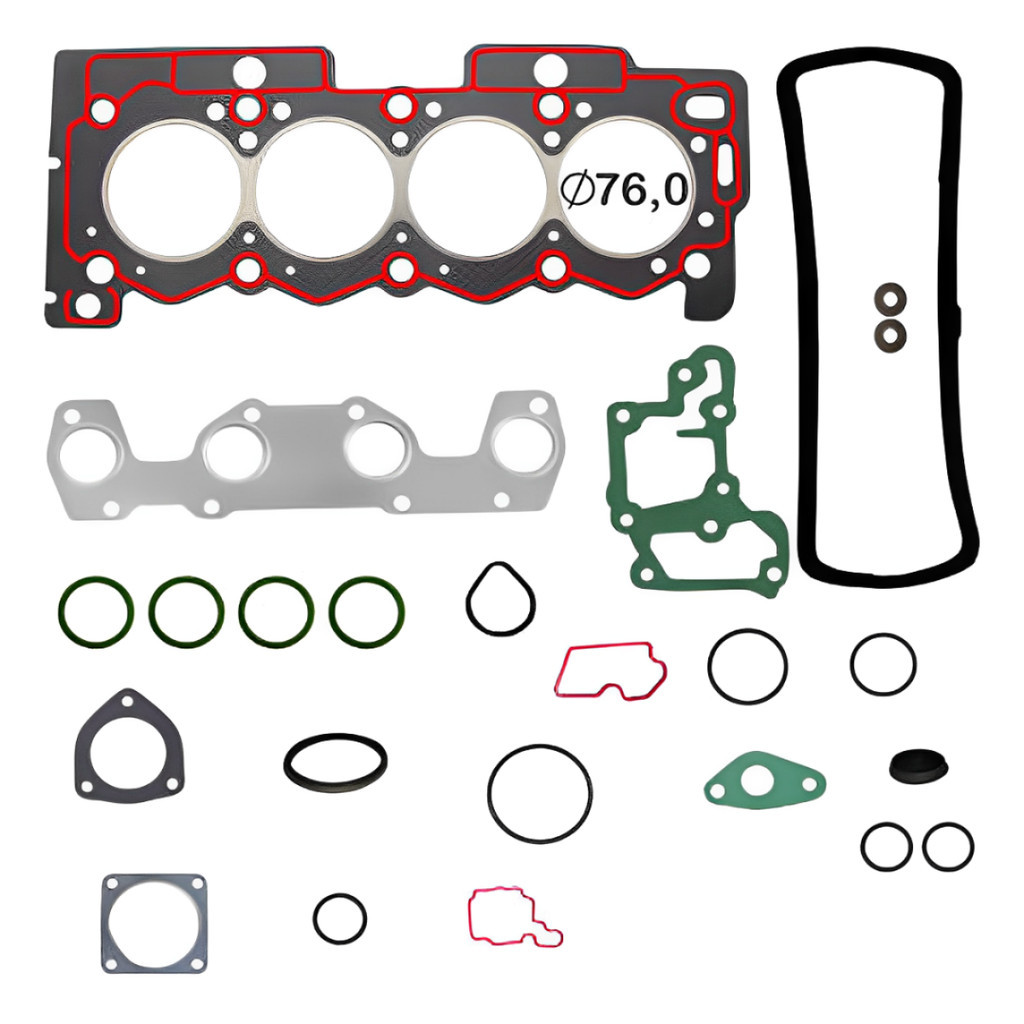 Jogo Junta Superior Cabeçote C3 Peugeot 206 207 Hoggar 1.48V