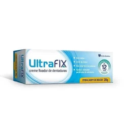 Creme Fixador de Dentadura Ultrafix sem Sabor 20g