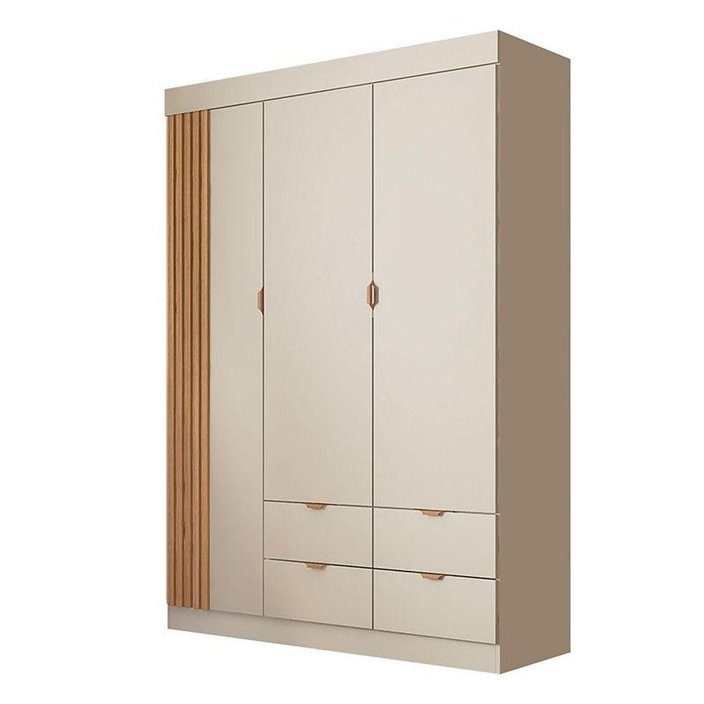 Guarda Roupa Infantil Ayla 3 Portas Off White - Phoenix em Oferta na Shopee