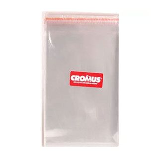 Saco adesivado transparente 15X20X3cm 100 unidades 051724 Cromus em Oferta na Shopee