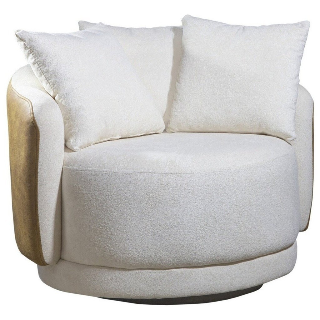Poltrona Decorativa Giratória Hera Produto Exclusivo - Home & Living