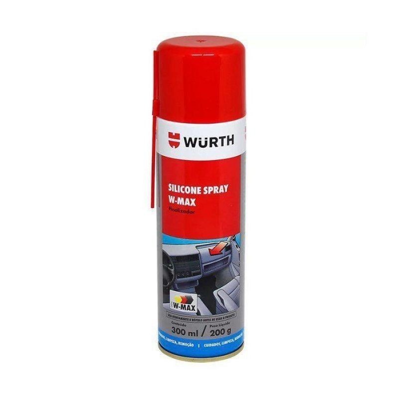 Lubrificante Wurth Silicone Spray 300Ml em Oferta na Shopee