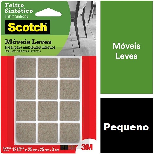 Feltro Moveis Leves Marrom Quadrado Pequeno 12 UND em Oferta na Shopee