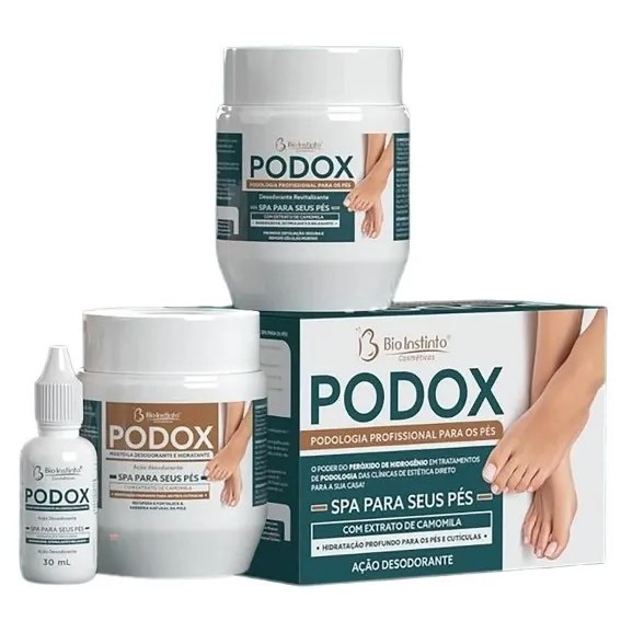 Kit Podox Podologia Tratamento Spa Para os Pés (3 Produtos) - Bio Instinto