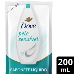 Sabonete Liquido Dove Pele Sensível 200ml Refil