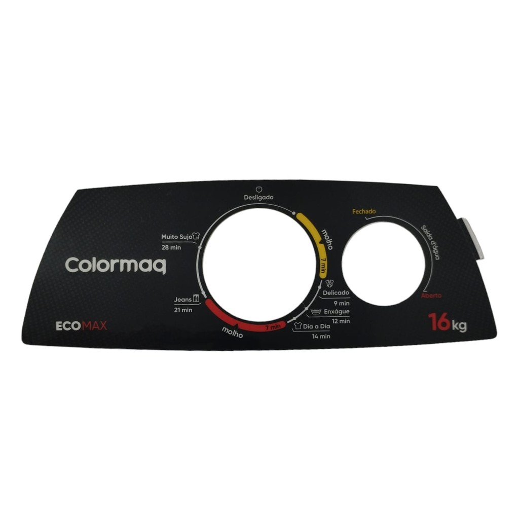 Adesivo Do Painel Tanquinho Colormaq LCS 16kg