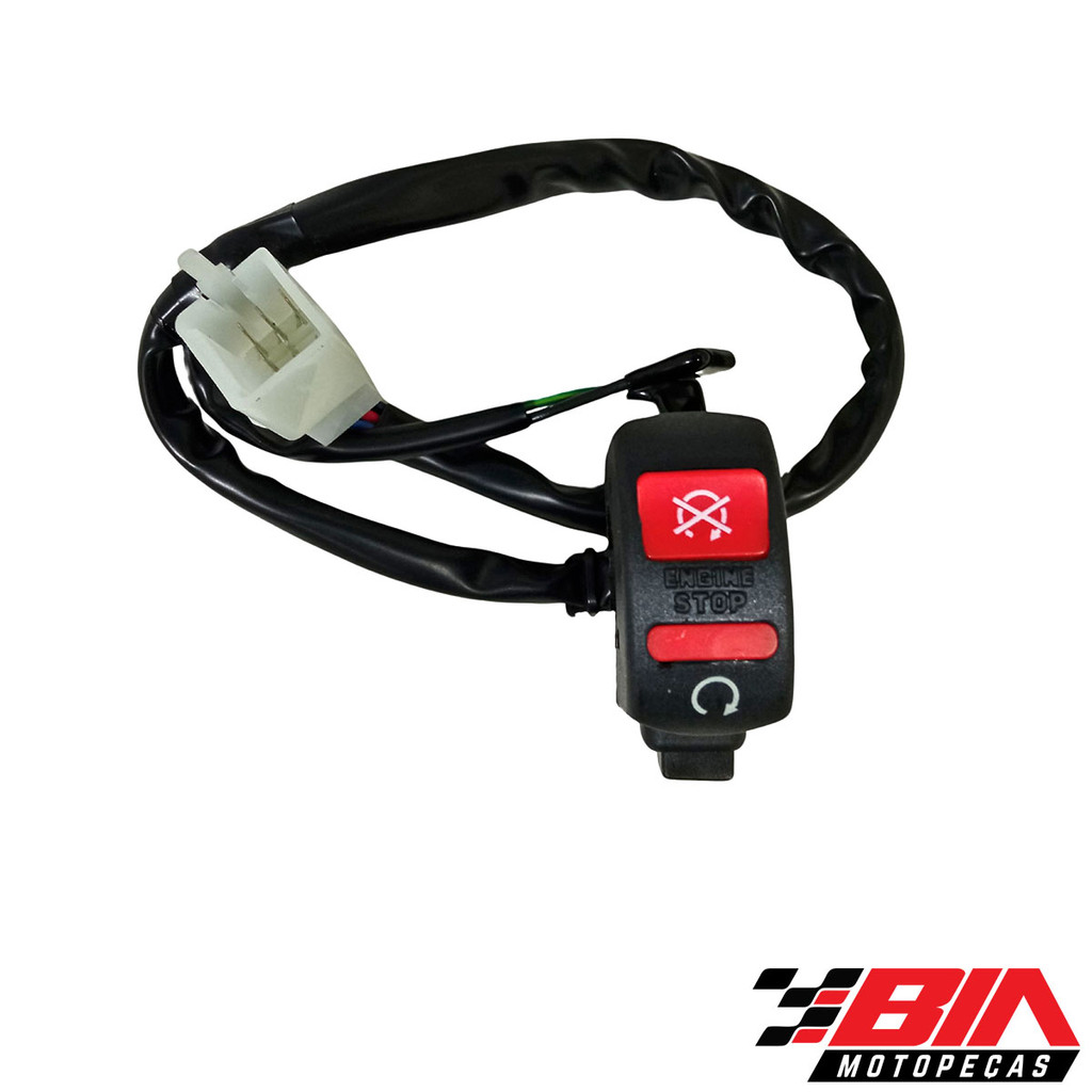 Punho Partida e Luz Seta Xr 250 Tornado 2006 2007 2008 Honda — imagem 2 de 2