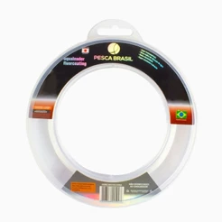 Linha Leader Fluorcarbon 0.37mm 60m Transparente - Pesca Brasil