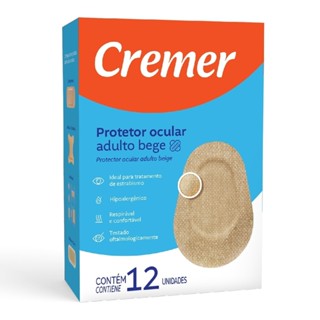 Protetor Ocular Cremer Adulto Bege 12 Unidades em Oferta na Shopee