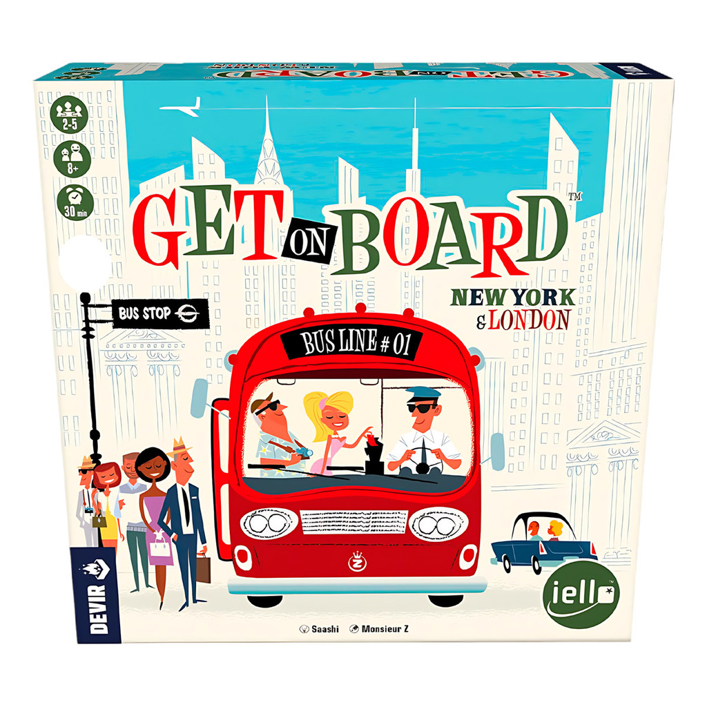 Jogo De Tabuleiro Devir - Get On Board New York & London