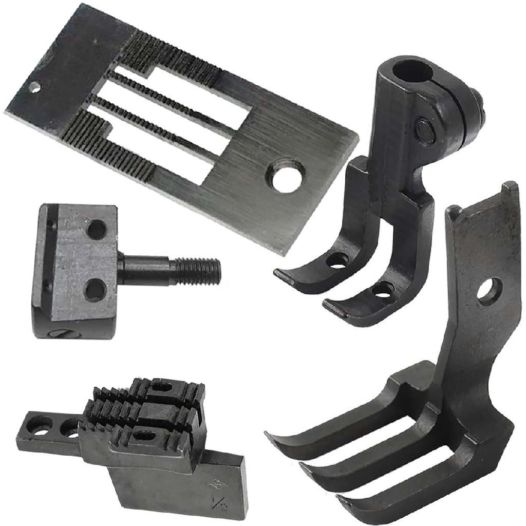Chapa Dente Calcador Bitola Transporte Triplo 2Ag 1/2 12,7mm Costura Industrial