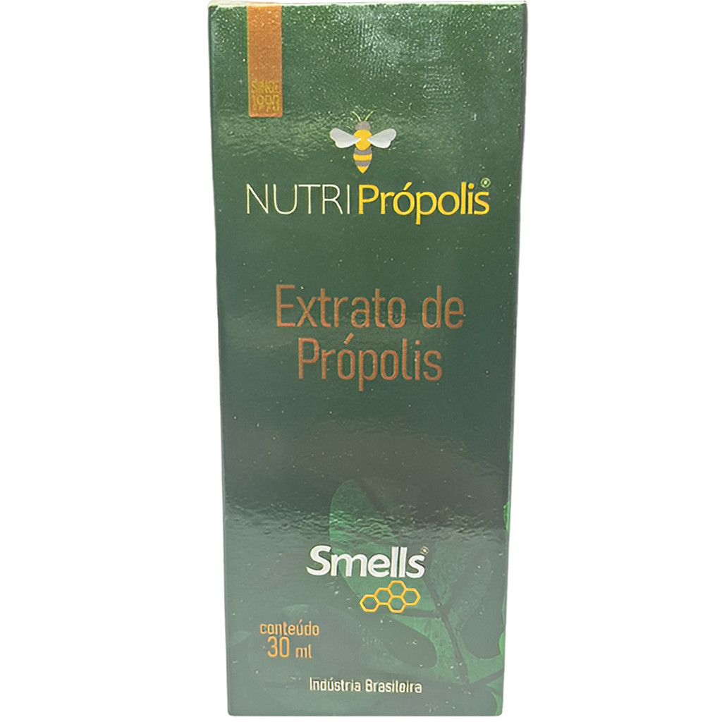 Extrato De Própolis Nutri Própolis Conta Gotas Antioxidante Antimicrobiana Cicatrizante 30ml Smells