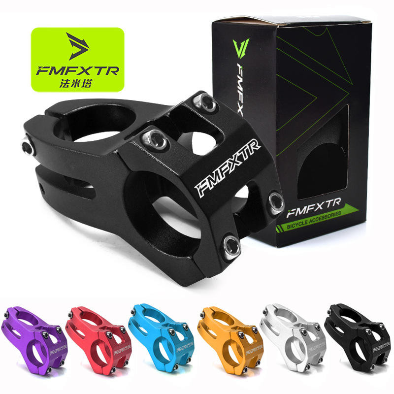 FMFXTR Mtb Haste Mountain Bike Bicicleta Ponte Curta Potência 31.8mm/25.4mm Guiador Mesa Ajustável Ciclismo Riser Peças