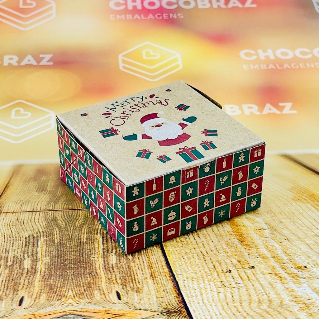 10 CAIXA 04 DOCES ESSENCIAL NATAL KRAFT ID5071 (NATAL IDEIA 2025) - Stationery