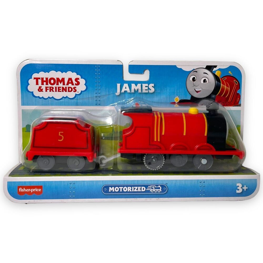 Thomas E Amigos Trackmaster Ferrovia Motorizada James Red Train Novo