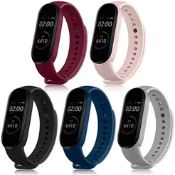 Pulseiras p/Mi Band 3 4 5 6 7 8 9 10 Pulseiras Cores Vivas Silicone Macio [Envio HOJE]