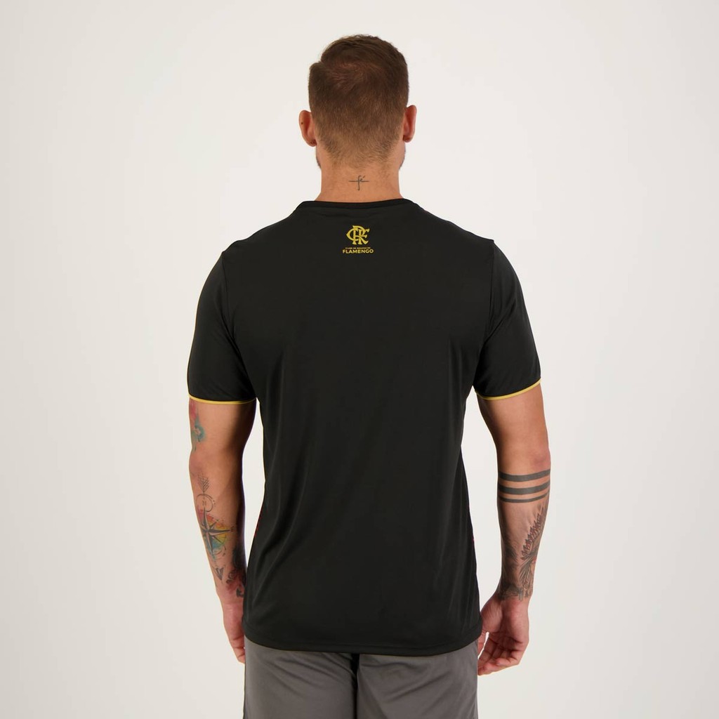 Camisa Flamengo Brains Vermelha e Preta — imagem 2 de 2