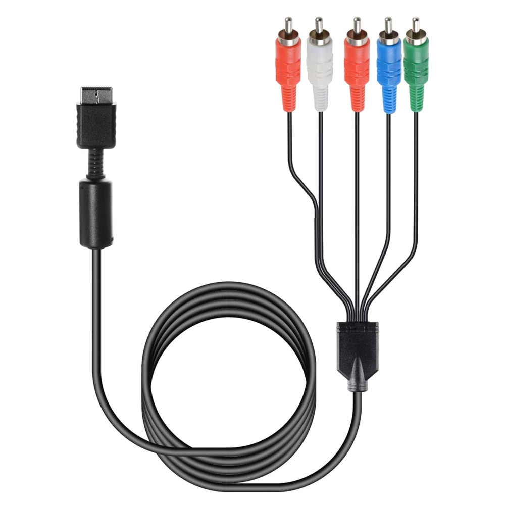 1 / 2 / 3 / 5 Cabo Vídeo Áudio Componente Ps2 Ps3 Ponta Prata Alta Definição em Oferta na Shopee