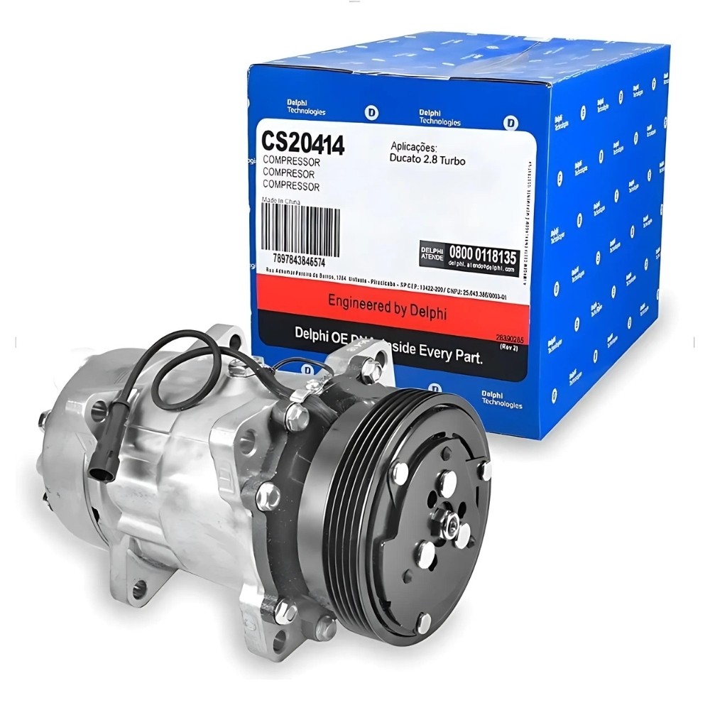 Compressor Citroen Jumper Fiat Ducato Peugeot Boxer 2.8 8v em Oferta na Shopee