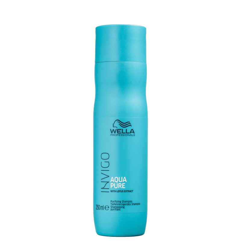 Wella Professionals Invigo Balance Aqua Pure - Shampoo Antirresíduos 250ml em Oferta na Shopee