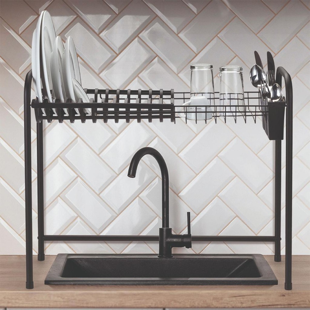 Escorredor de Louças Gaivota Black 2630 - Arthi em Oferta na Shopee
