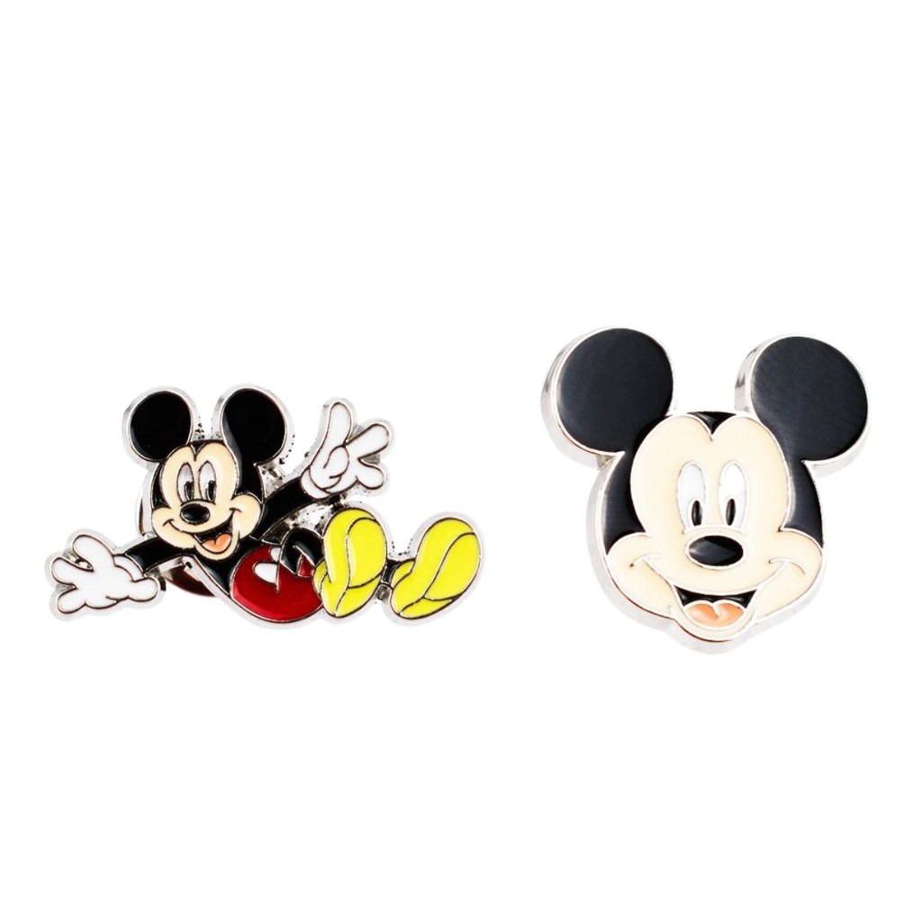 Jogo 2 Broches Mickey Botton - Disney