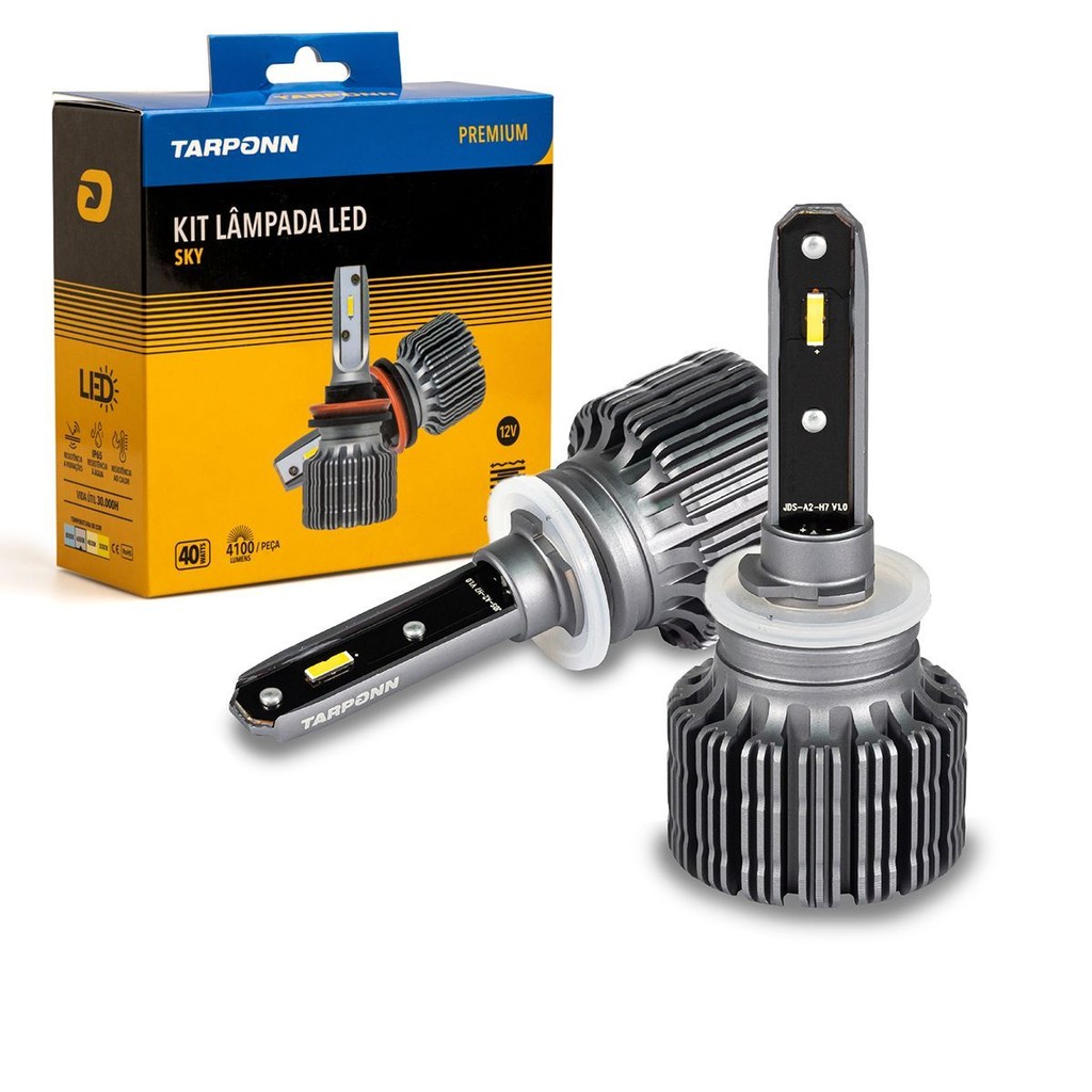 Kit Lampada Led Sky H27 40W 8200Lm 6000k Tarponn em Oferta na Shopee