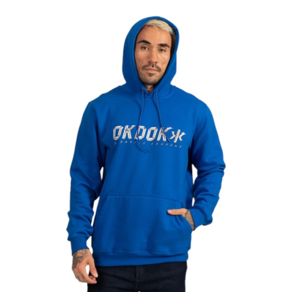Blusa Moletom Fechado Okdok Metallic Masculino
