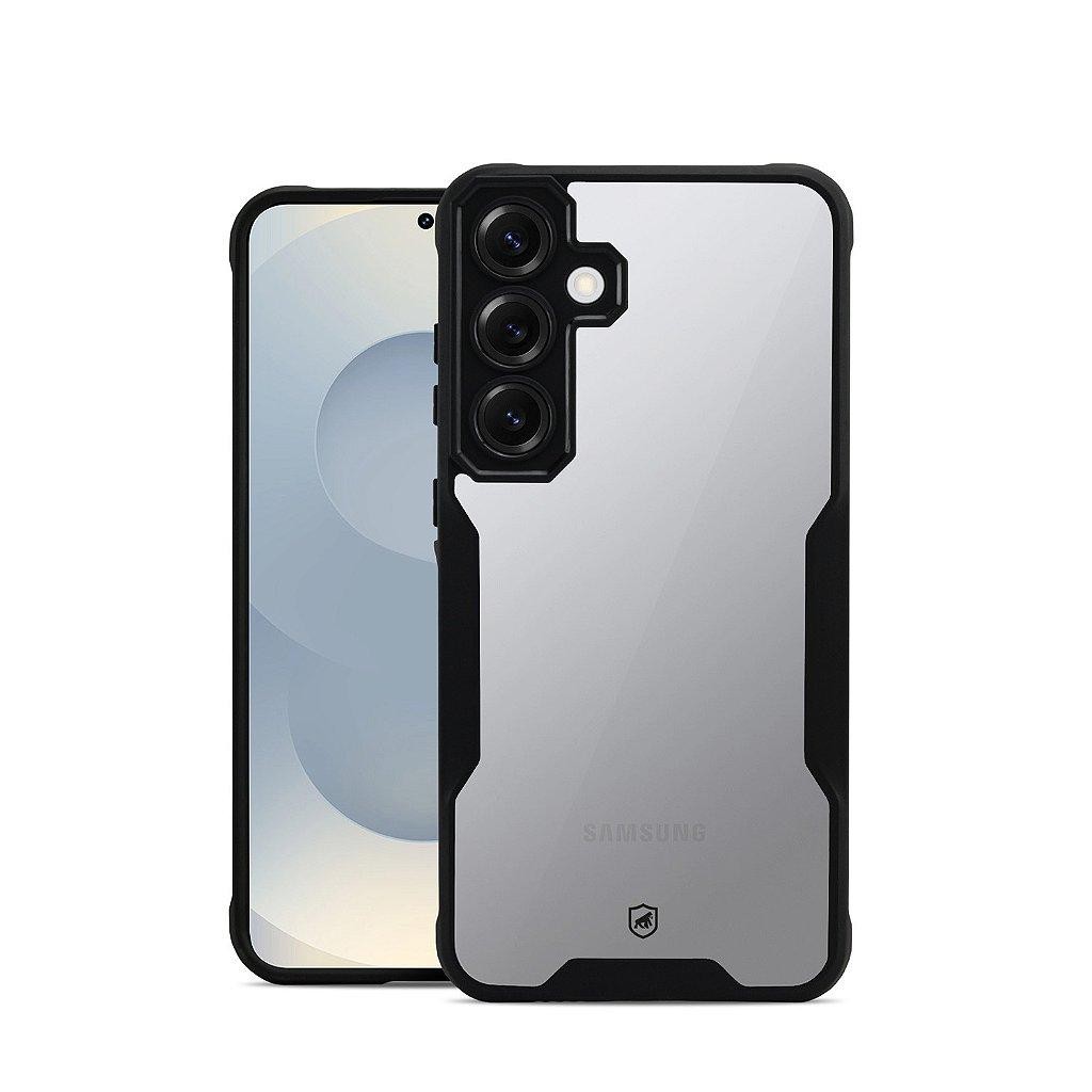 Capa case capinha para Samsung Galaxy S25 Plus - Dual Shock Sense Preta - Gshield em Oferta na Shopee