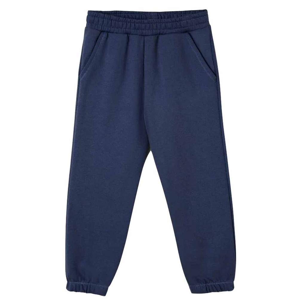 Calça Hering Infantil De Moletom Jogger Azul Marinho