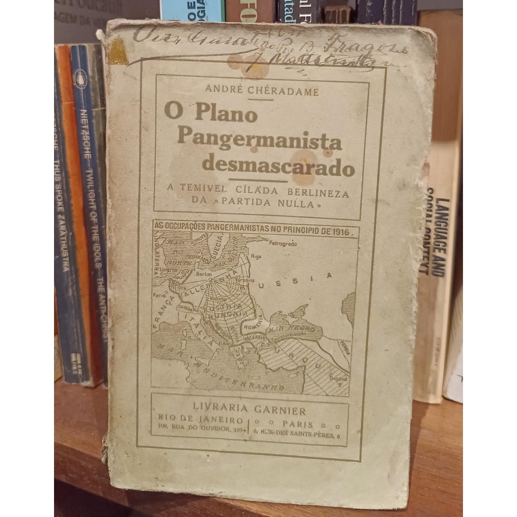 O Plano Pangermanista Desmascarado - a Temivel Cílada Berlineza da "Partida Nulla" de André Chéradame 7416493