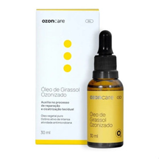 Óleo de Girassol 30ml Ozonizado Reparação e Cicatrização em Oferta na Shopee