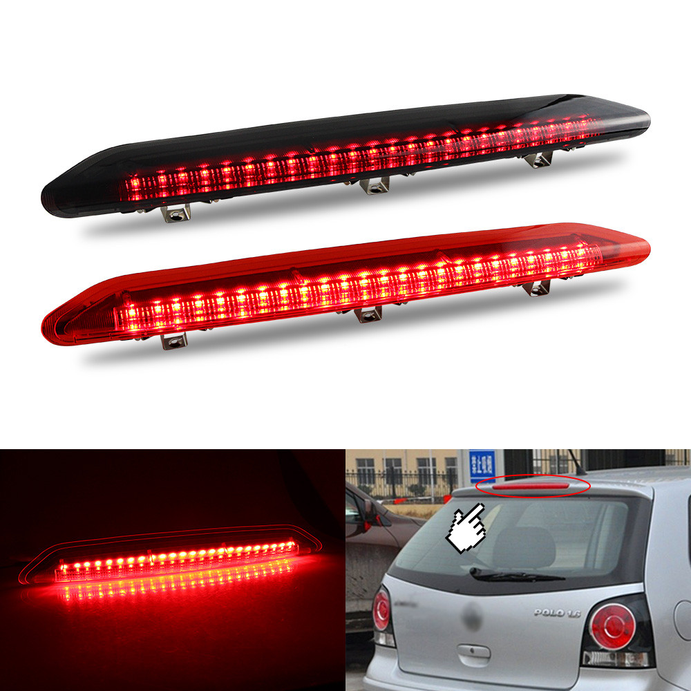 Terceira Luz Freio LED Fumada VW Polo IV MK4 9N 9N3 2002-2009 Hatchback