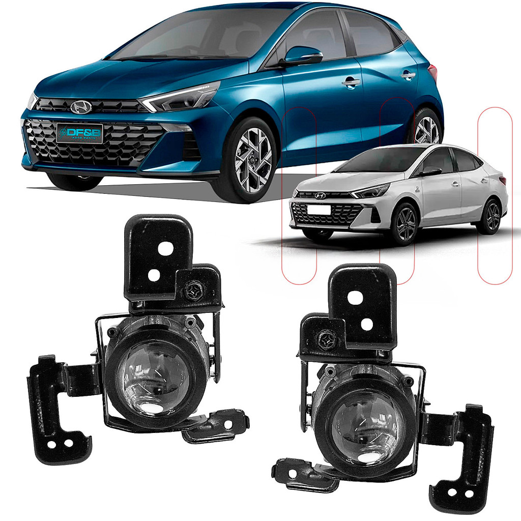 Farol Auxiliar Milha Hb20 Hatch Sedan 23 24 25
