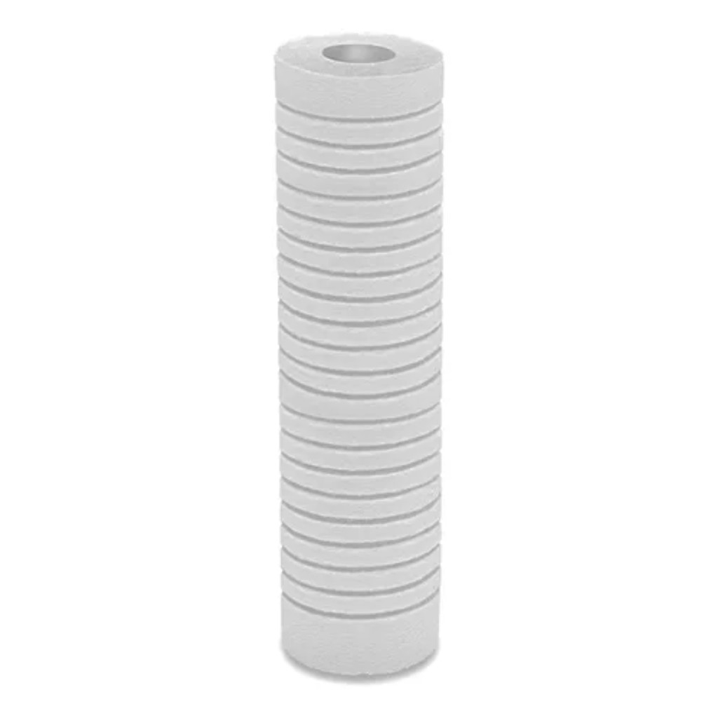 Refil Filtro ELEMENTO FILTRANTE POLIPROPILENO, PP 9 3/4 25m COR :  BRANCO ,AQUA PLUS - 9 3/4