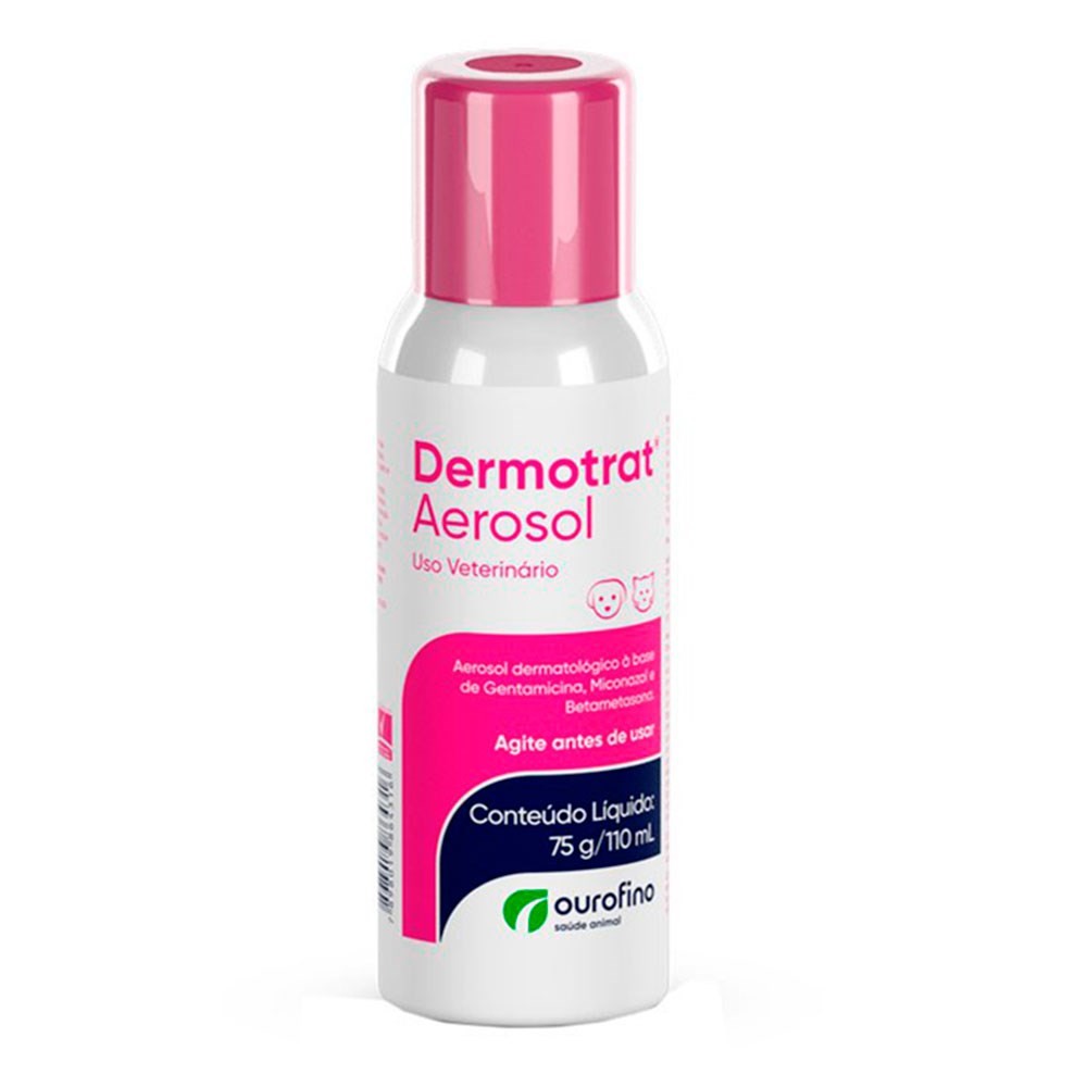 Dermotrat Aerosol Para Cães Ourofino 75g em Oferta na Shopee