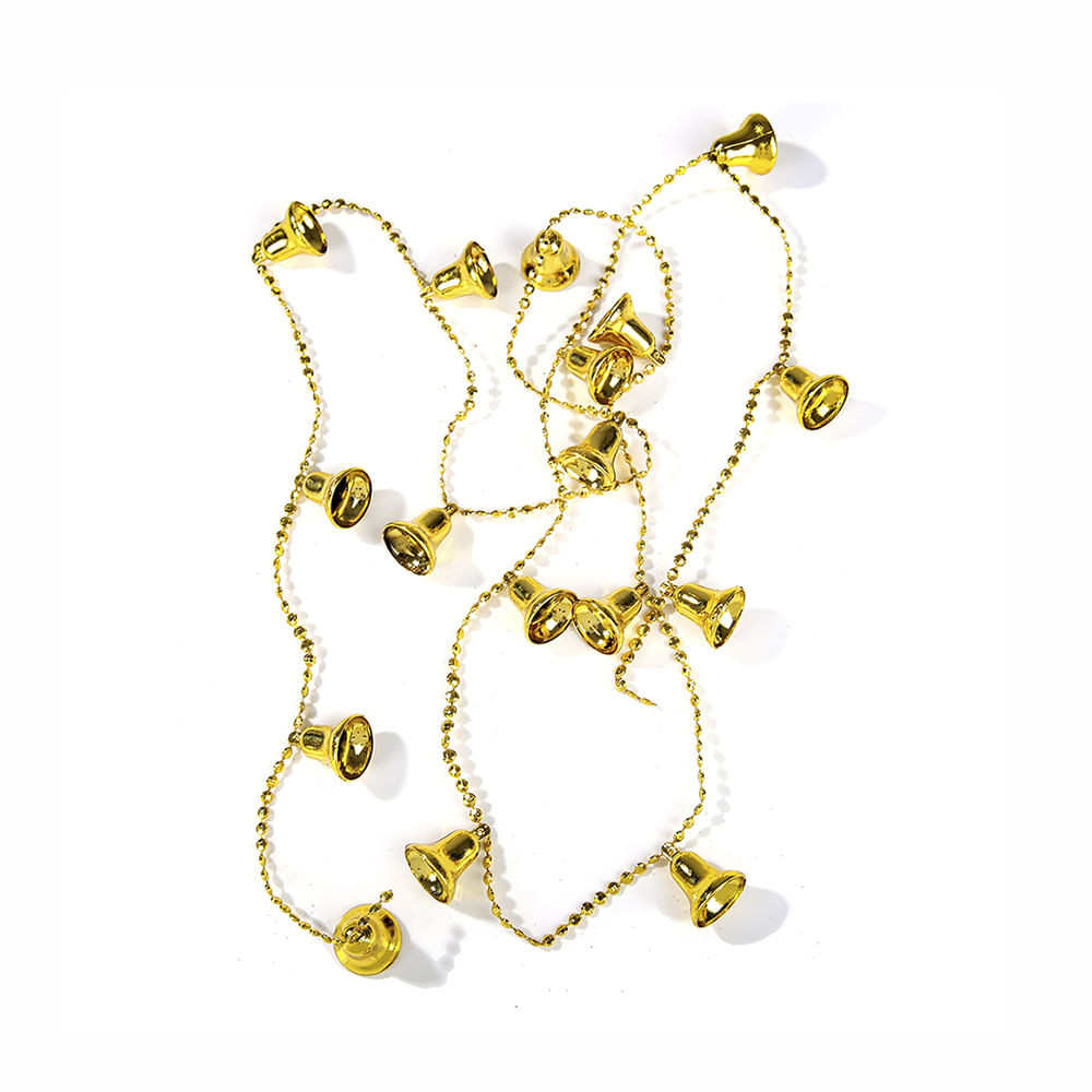 Cordão Le Natal Sinos 1,8m Dourado - Home & Living