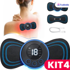 Paga 2 e ganhe 3 ! Mini Massageador Relaxante Muscular Portátil Elétrico Recarregável