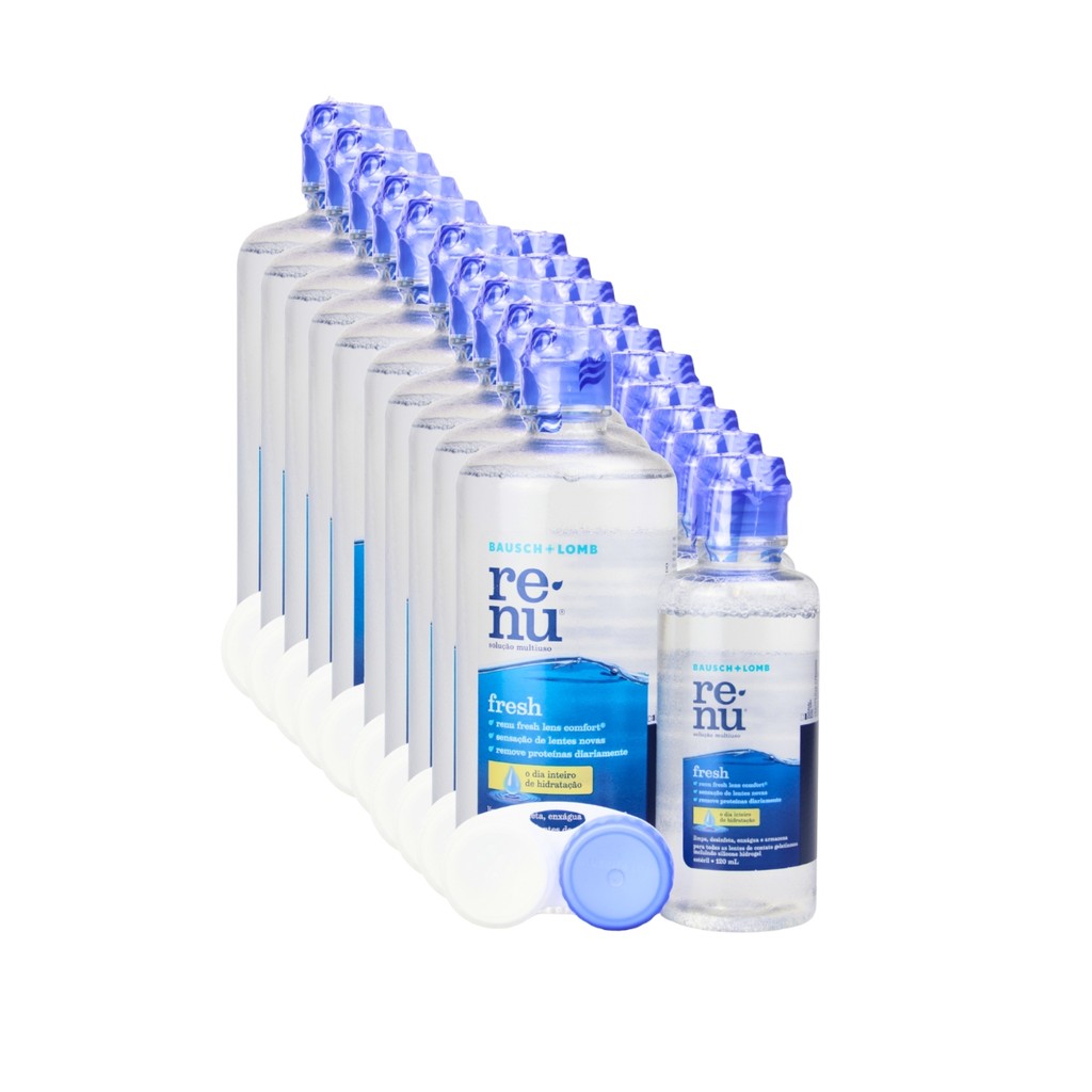 Kit 10 Renu Fresh Solução Lentes Atacado Revenda