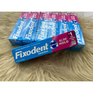 1 Fixodent Original 68g（1 turbo） 100% Original Fixador De Prótese Em Gel Sem Glúten em Oferta na Shopee