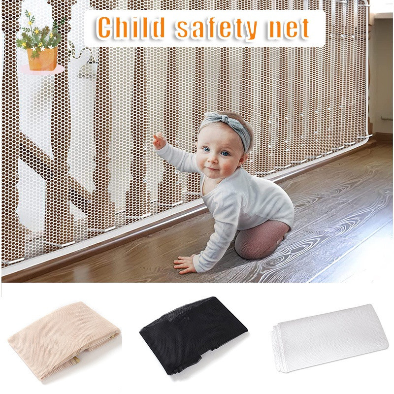 Rede Protetora De Segurança Para Criança Durável Multiuso/Suporte Escadas/Varanda