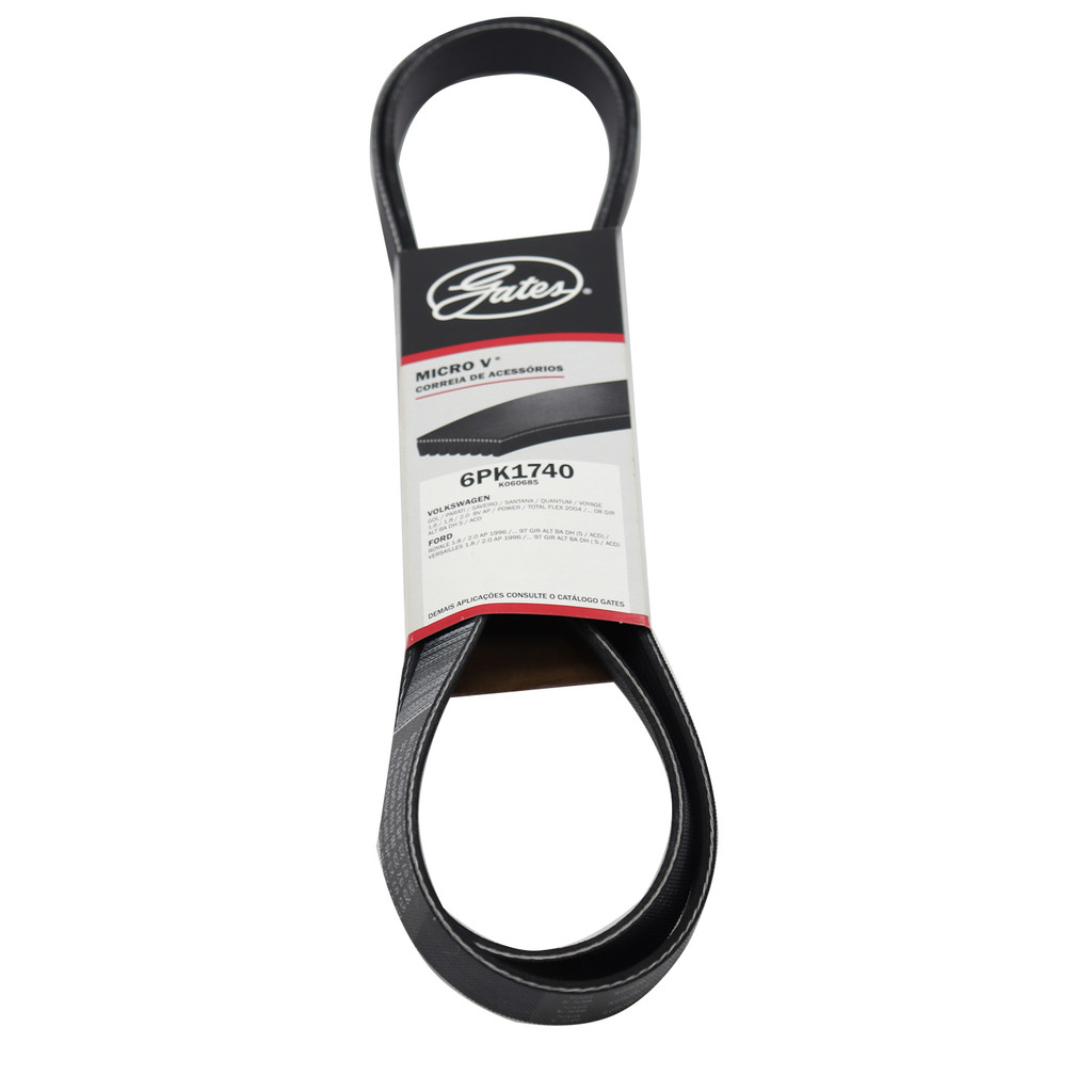 Correia Micro-V Gates 6PK1740 VW Gol, Saveiro - Cód.10663