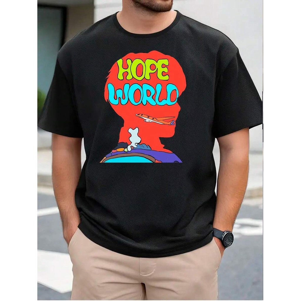 Camisa J Hope Hope World Album Cultura Coreana Kpop Internacional Camiseta 100% Algodão Premium