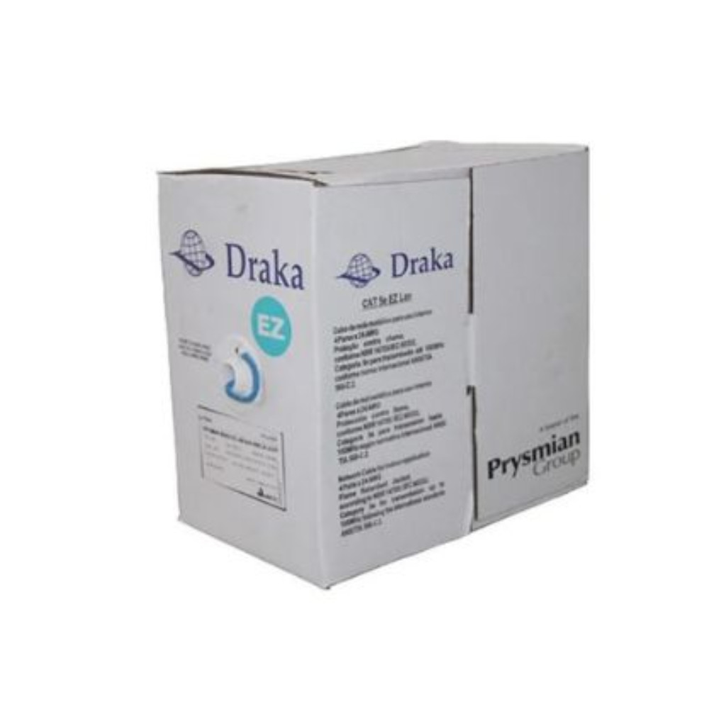 Cabo Lan CAT5E UTP CMX Azul Prysmian