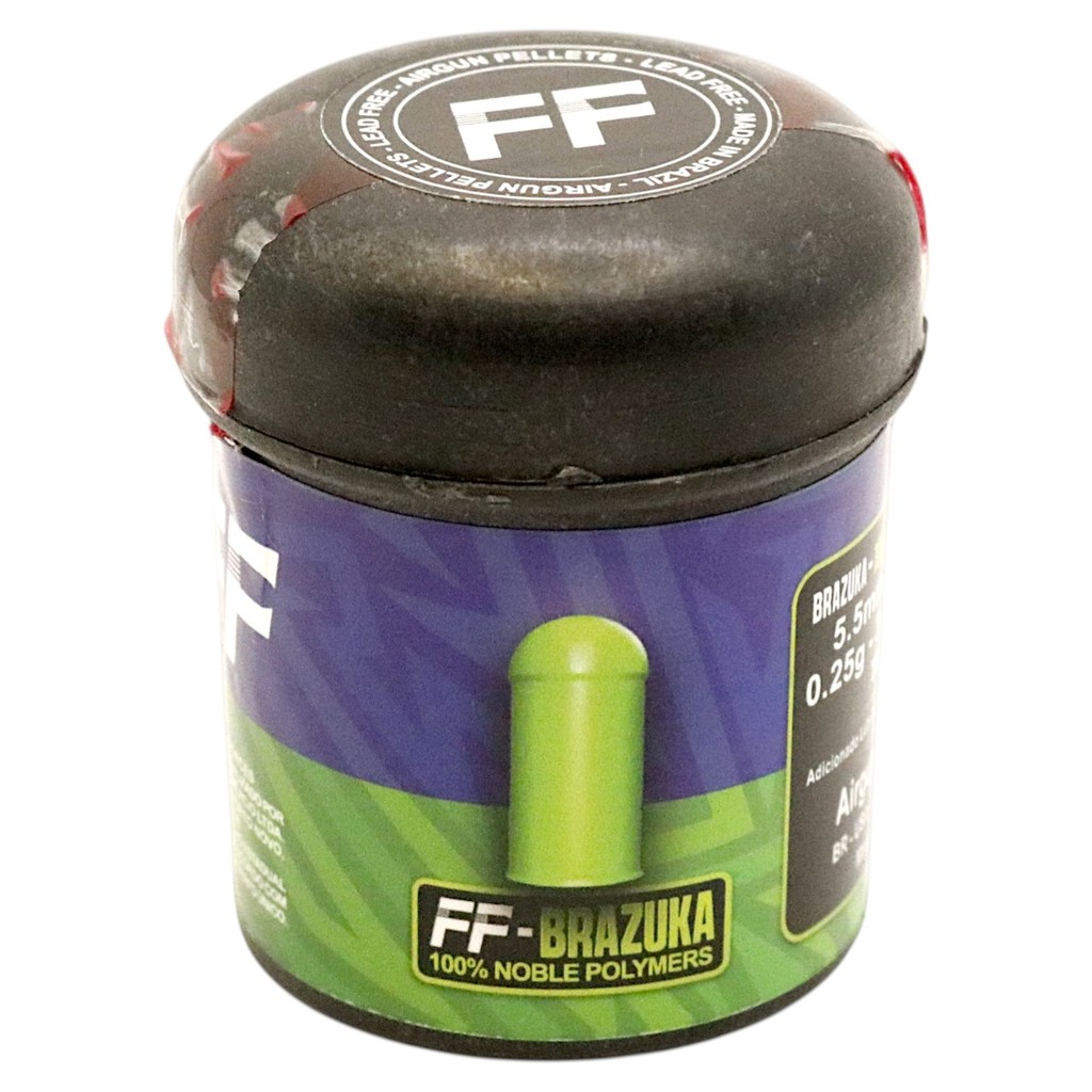 Chumbinho FF Brazuka 5.5mm (.22) - 75un em Oferta na Shopee