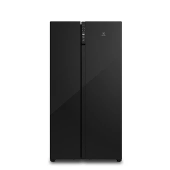 Geladeira Electrolux Frost Free Inverter 526L Efficient AutoSense Side by Side Vidro Preto (ES5GB)