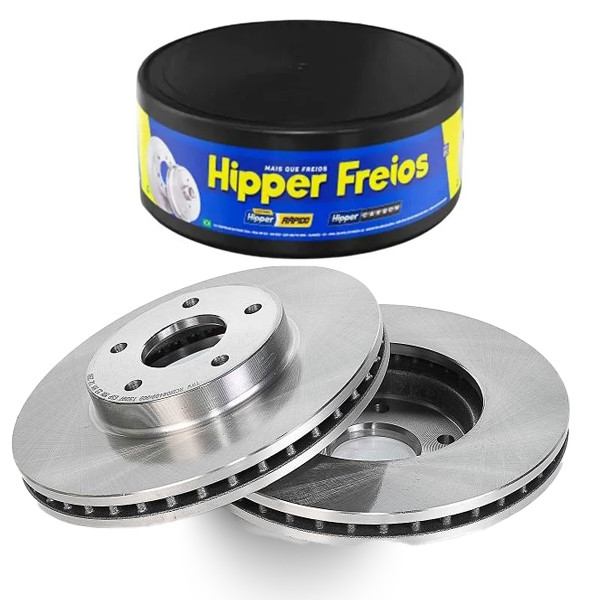 Par Disco de Freio Ventilado Ford Focus Hipper Freios