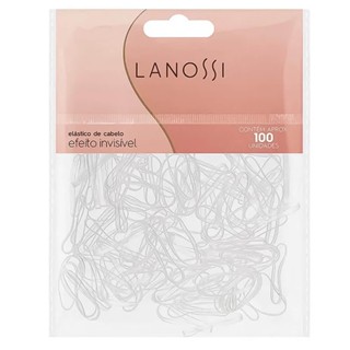 Elasticos De Cabelo Silicone Com 100 Unidades Lanossi em Oferta na Shopee